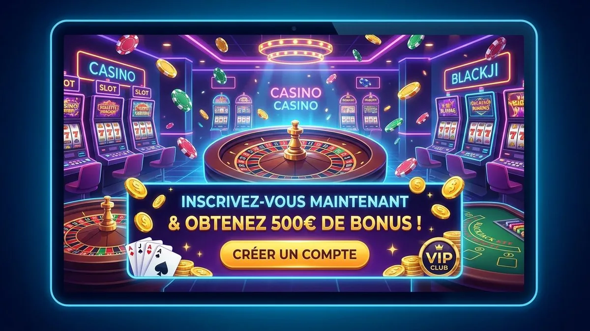 Inscription avec bonus